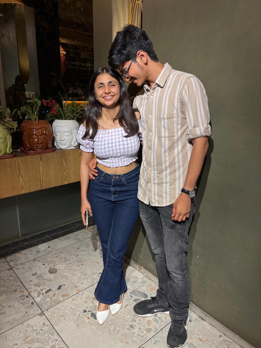 Us in Ahmedabad